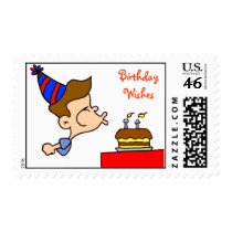 Birthday Wishes Postage Stamp