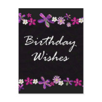 Birthday Wishes postcards