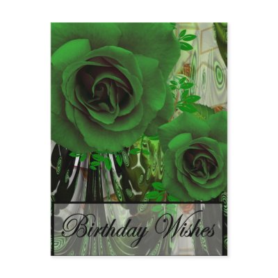 Birthday Wishes Post Cards by JustParties