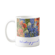 Birthday Wishes! Texas Wildflowers Mug