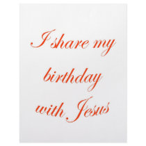 Birthday with Jesus letterhead