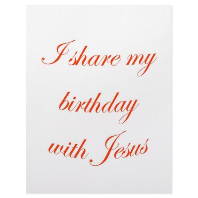 Birthday with Jesus Customized Letterhead by omgoshitschristmas
