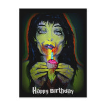 'Birthday Zombie' Postcard