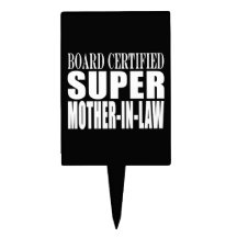 Birthdays Christmas Parties : Super Mother in Law Rectangular Cake Topper
