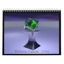 Birthstone Calendar  2009 (updated) - Customized