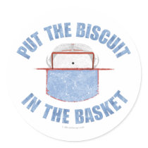 Biscuit Basket Round Stickers