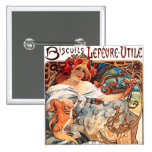 Biscuits Lefevre-Utile, Mucha Button