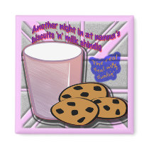 Biscuits 'n' milk at nanna's.... magnets by totallygraffiti Biscuits 'n' milk at nanna's.... magnets