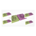 Bise as Bi Bismuth and Se Selenium Photo Card Template