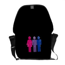 Bisexual Boy distressed.png messenger bags