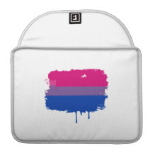 BISEXUAL FLAG DRIPPING SLEEVES FOR MacBooks