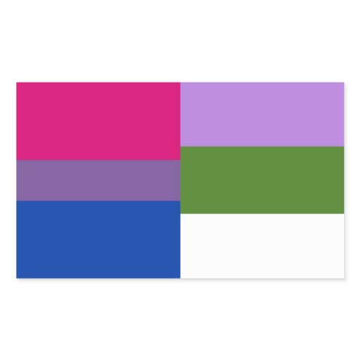 Bisexualgenderqueer Flag Stickers Zazzle 