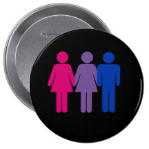 Bisexual Girl Button