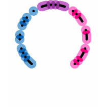 Bisexual Morse Code Arc Shirt