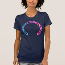 Bisexual Morse Code Arc Shirt t-shirts