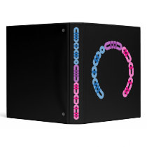 Bisexual Morse Code Avery Binder by jamieco Bisexual Morse Code Avery Binder