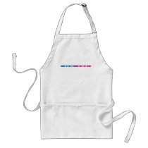 Bisexual Morse Code Bar Apron