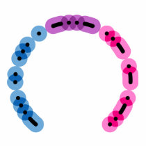 Bisexual Pocket Morse Code Arc Shirt