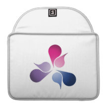 BISEXUAL PRIDE BURST MacBook PRO SLEEVE