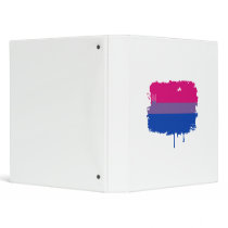 Bisexual Pride Colors Binder
