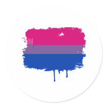 Bisexual Pride Colors Sticker