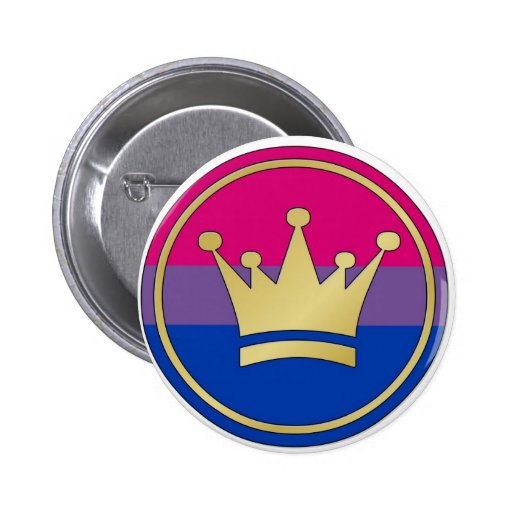Bisexual Pride Crown Pin Zazzle 