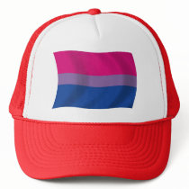 Bisexual Pride Flag Hat by LivingFlags2 Bisexual Pride Flag Hat