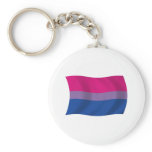 Bisexual Pride Flag Keychain