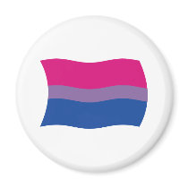 Bisexual Pride Flag Magnet by livingflags Bisexual Pride Flag Magnet
