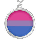 Bisexual Pride Flag Personalized Necklace