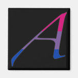 Bisexual Pride "Scarlet" Letter A Fridge Magnet