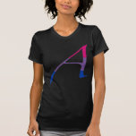 Bisexual Pride "Scarlet" Letter A Tee Shirts