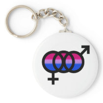 Bisexual Symbol Key Chains