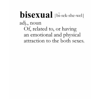 BISEXUAL T-SHIRT / Gay Slang T-shirt by gay_pride