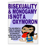 Bisexuality &amp; Monogamy Is Not An Oxymoron! Cards