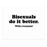 Bisexuals do it better post cards