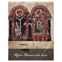 Bishop Braulio And Isidore Of Seville By Meister D Full Color Flyer