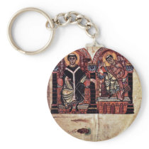 Bishop Braulio And Isidore Of Seville By Meister D Keychains