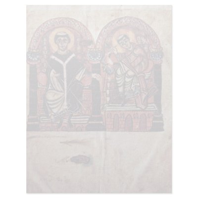 Bishop Braulio And Isidore Of Seville By Meister D Custom Letterhead by Artcollection