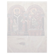 Bishop Braulio And Isidore Of Seville By Meister D Custom Letterhead