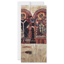 Bishop Braulio And Isidore Of Seville By Meister D Customized Rack Card