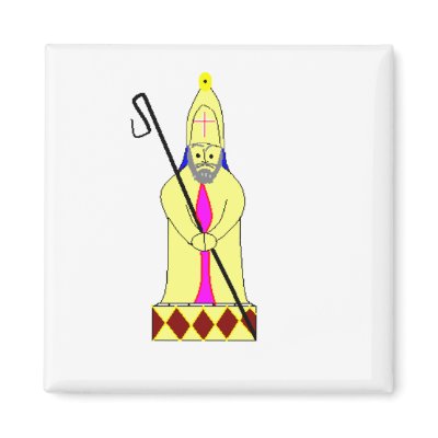 bishop chess piece magnet by PS_DESIGNS
