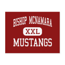 Bishop McNamara - Mustangs - High - Forestville postcards by customteamsportswear Bishop McNamara - Mustangs - High - Forestville postcards