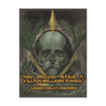 Bishop Porteus Quote on Heroes and Villains Postcard