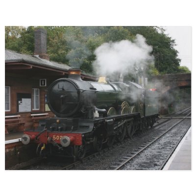 Bishops Lydeard station, West Somerset Railway, UK Flyer Design by photoslot