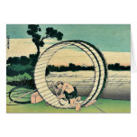 Bishu fujimigahara by Katsushika, Hokusai Ukiyoe Greeting Card