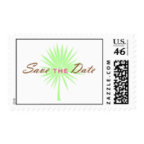 Bismarck Palm Save the Date Stamp
