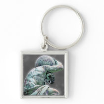 Bismarck Statue, Berlin, Greek God Atlas, Grey Bac Key Chains