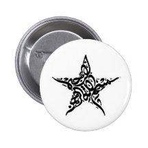 Bismillah Star Motif Pinback Buttons
