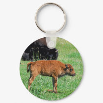 Bison Baby Keychain